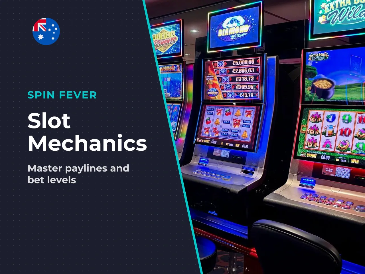 Betting range, paylines and winning combinations