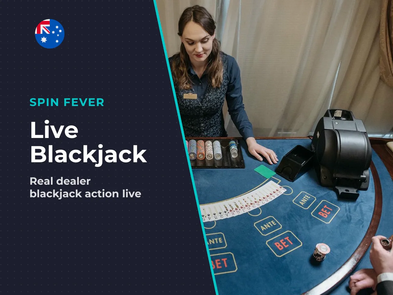 10 Live Blackjack with Real Live